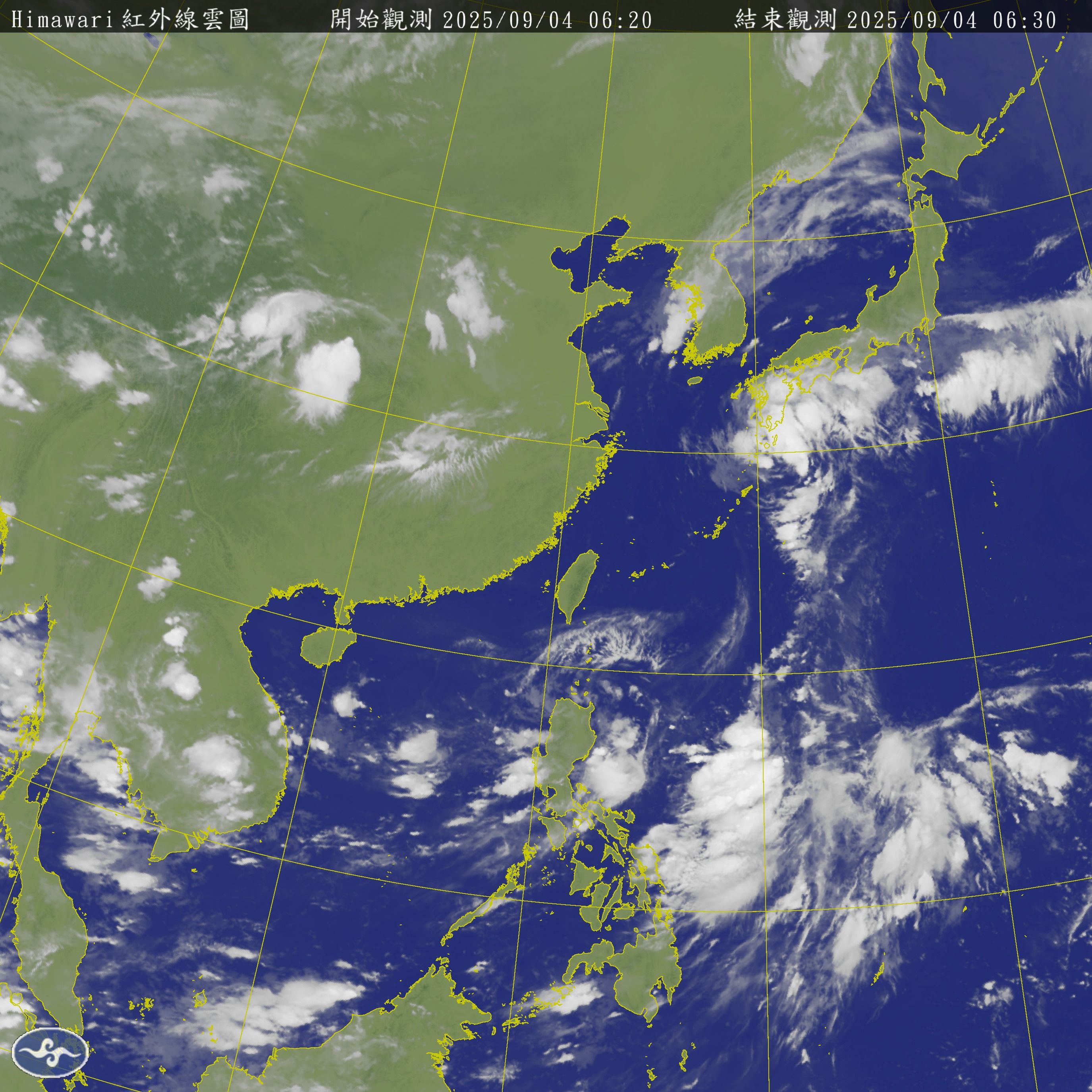 ▲▼衛星雲圖。(圖/中央氣象署)