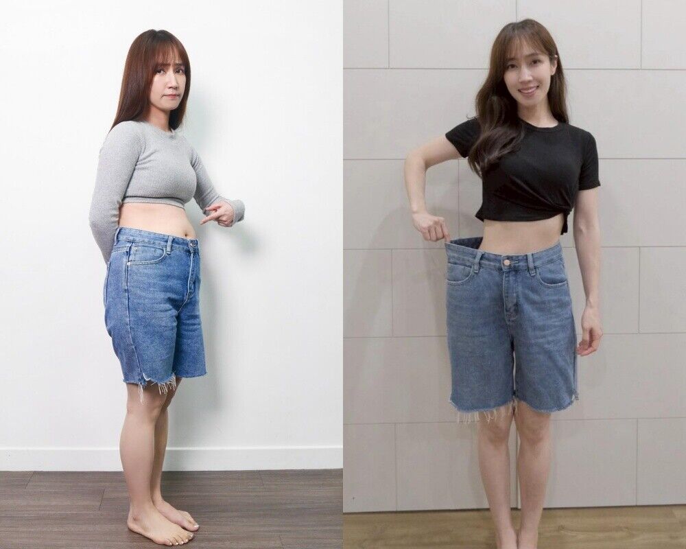 ▲黃瀞怡瘦身 。(圖/翻攝自IG)