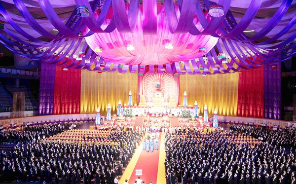 ▲靈鷲山水陸法會莊嚴殊勝,是桃園地區宗教文化盛事之一。(圖/靈鷲山佛教教團提供)