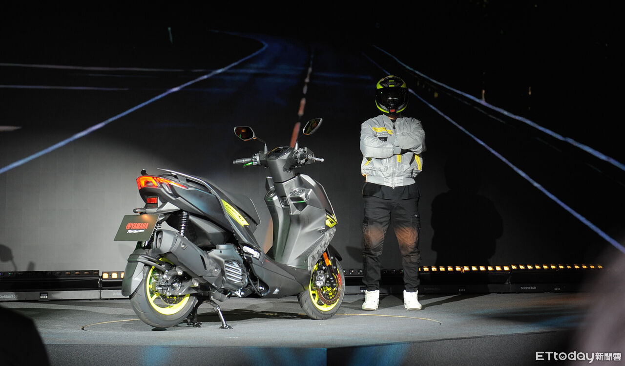 ▲台灣山葉勁戰發表。(圖/記者林鼎智攝)