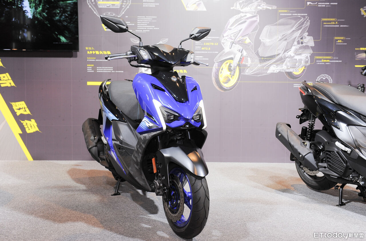 ▲台灣山葉勁戰發表 。(圖/記者林鼎智攝)