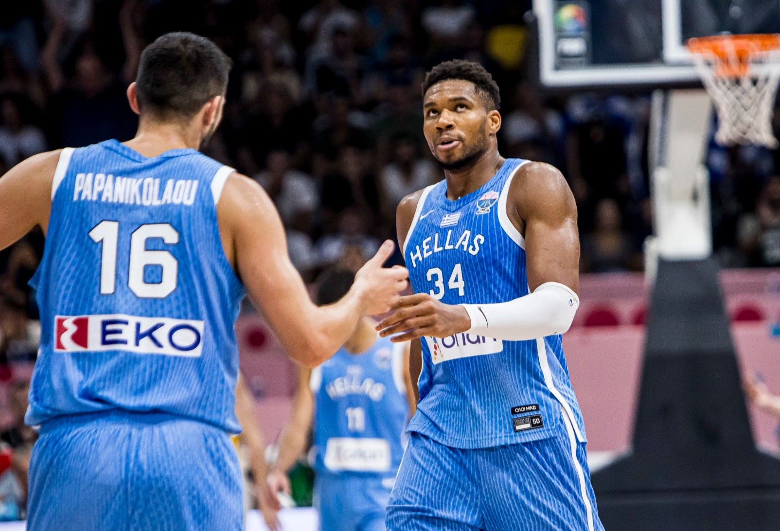 ▲▼歐錦賽,字母哥率希臘淘汰衛冕軍西班牙。(圖/翻攝自FIBA官網)