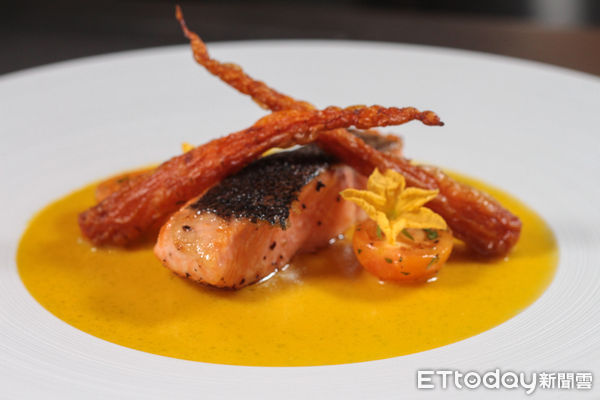 ▲LIN Restaurant法式板前餐廳,9月16日起推出全新秋季套餐。(圖/記者黃士原攝)