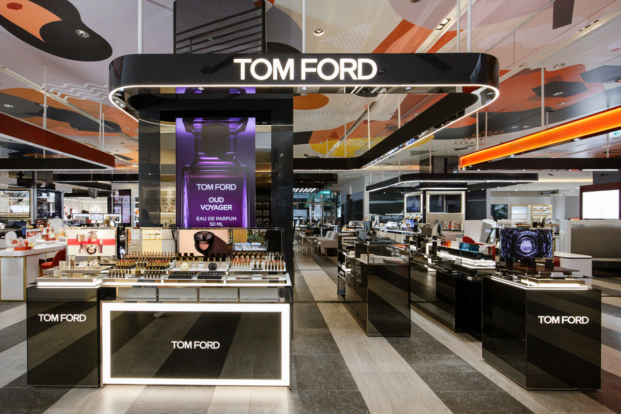 GUCCI beauty,TOM FORD,rom&nd,美妝,櫃位,彩妝。(圖/品牌提供、記者李薇攝)