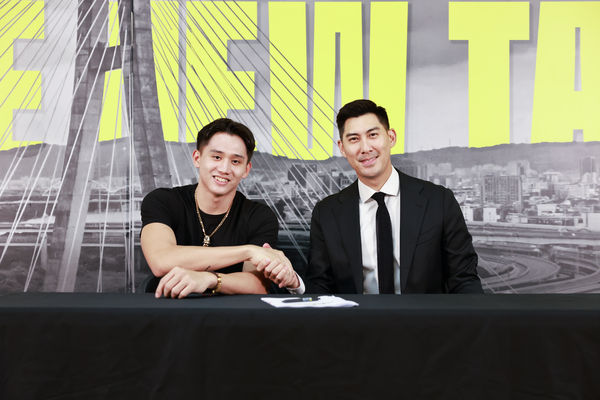 ▲小飛人林彥廷正式簽約國王,喊話想對決高中隊友高錦瑋。(圖/國王提供)