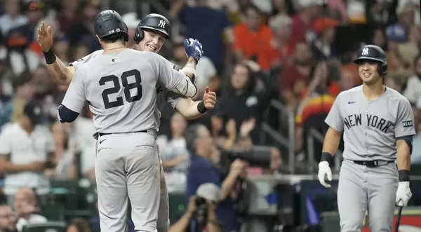 ▲洋基8比4擊退太空人奪系列勝 羅冬16勝領軍迎接藍鳥關鍵戰。(圖/達志影像/美聯社)