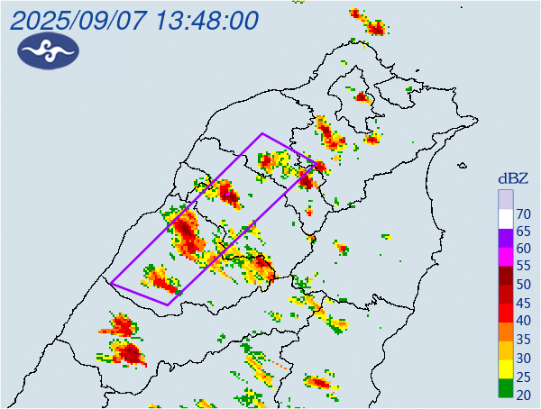 ▲▼大雷雨。(圖/氣象署)