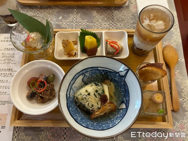 ▲青年以楊逵為靈感設計特色料理,展現新化農產結合文化的創意成果。(記者林東良翻攝,下同)