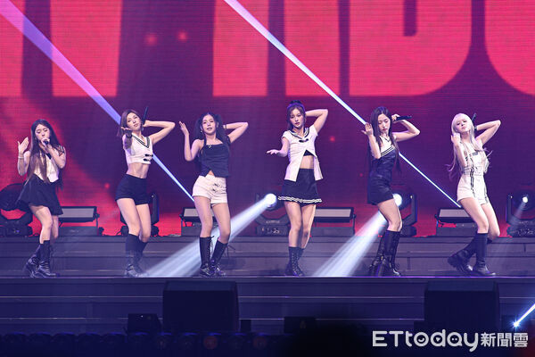 ▲KOREA GIRL’S POWER,韓團NMIXX登小巨蛋演出。(圖/記者林敬旻攝)