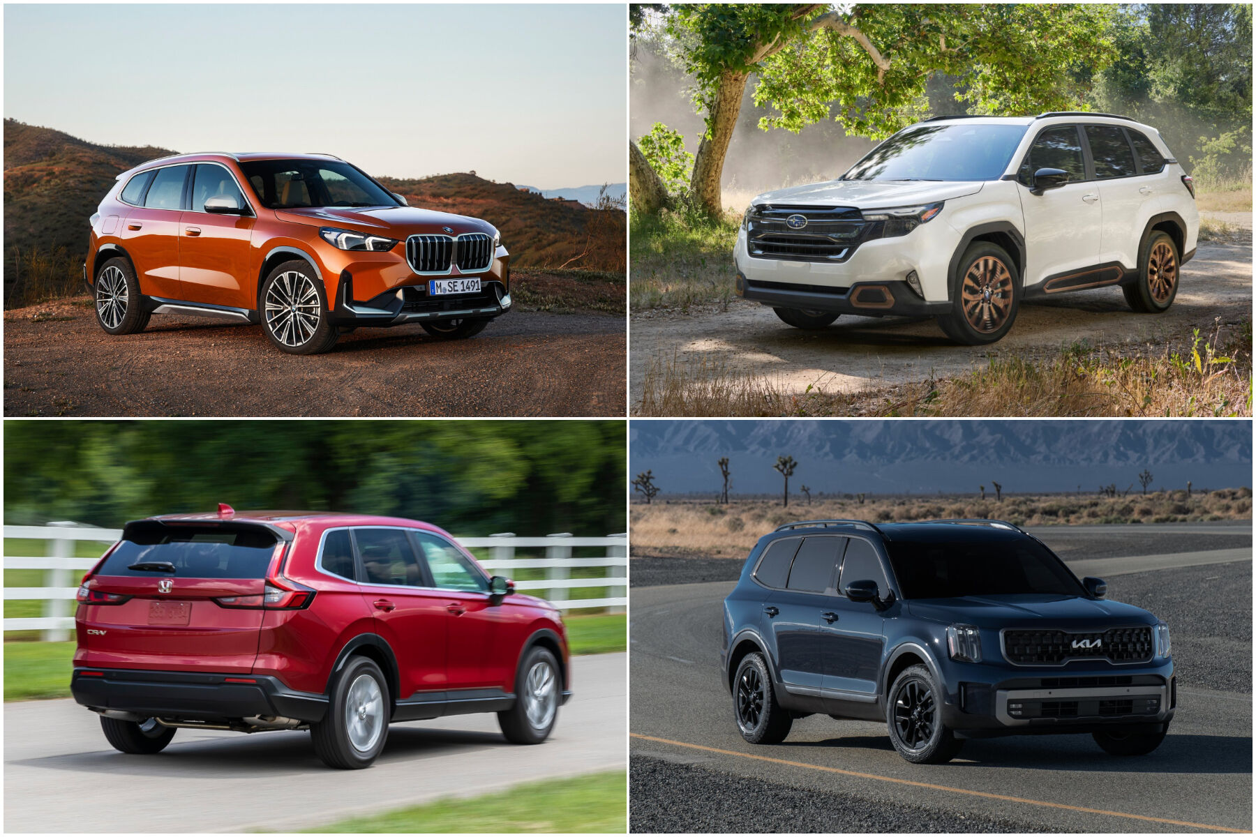 ▲消費者報告2025最舒適休旅推薦。(圖/翻攝自車廠)