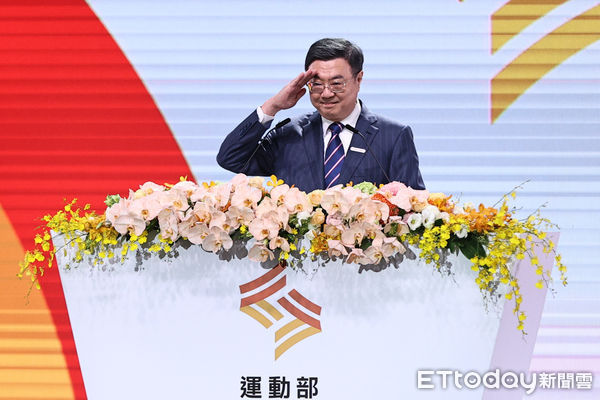 ▲行政院長卓榮泰出席運動部揭牌暨布達典禮。(圖/記者林敬旻攝)