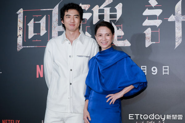 ▲▼李心潔、傅孟柏《回魂計》媒體茶敘-李心潔、傅孟柏。(圖/記者周宸亘攝)