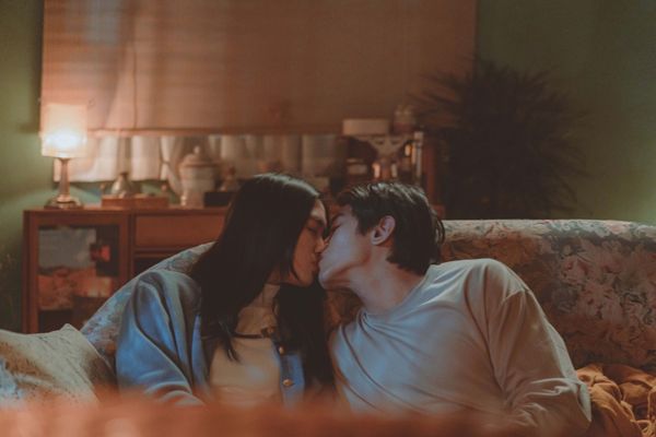 ▲初孟軒與雷嘉汭情同兄妹太熟識,在《詭鄉》首度談戀愛直呼尷尬。(圖/一群獨角鯨娛樂提供)