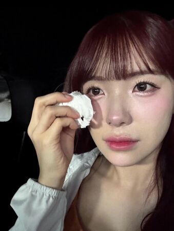 ▲▼李多慧哭了 。(圖/翻攝自李多慧Threads)