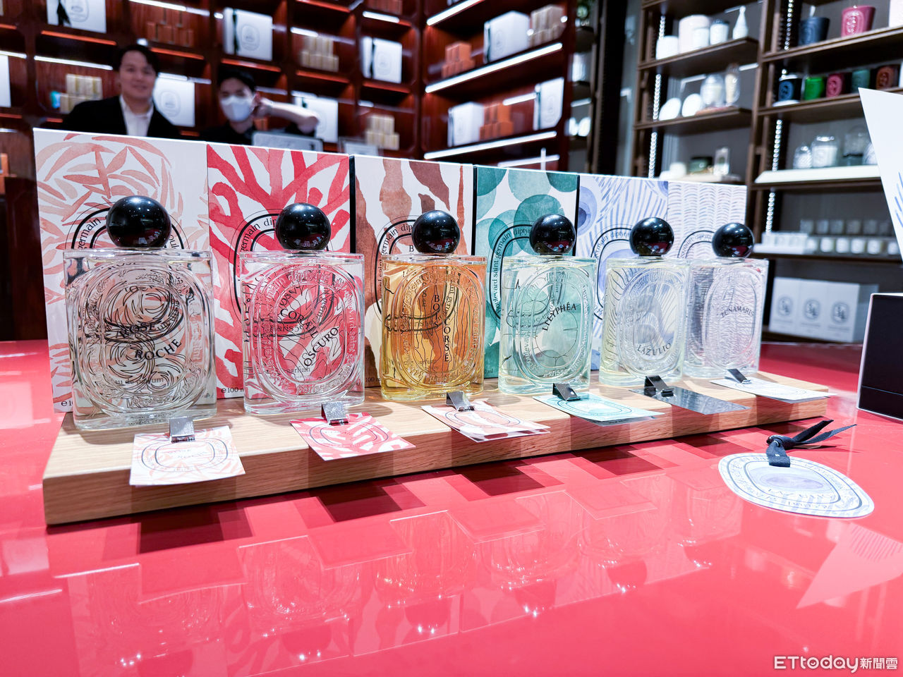 Diptyque,肌膚之鑰,美妝,保養,香氛,香水,淡香精。(圖/記者李薇攝)