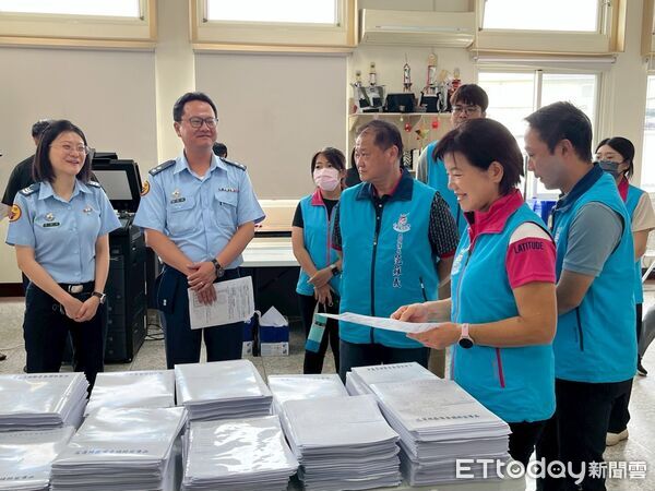 ▲▼鄉長游淑貞會同相關單位人員前往視察受理情形。(圖/吉安鄉公所提供,下同)