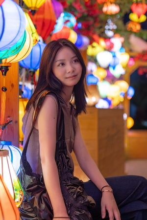 ▲于卉喬升大學前到日本旅遊。(圖/光意娛樂提供)