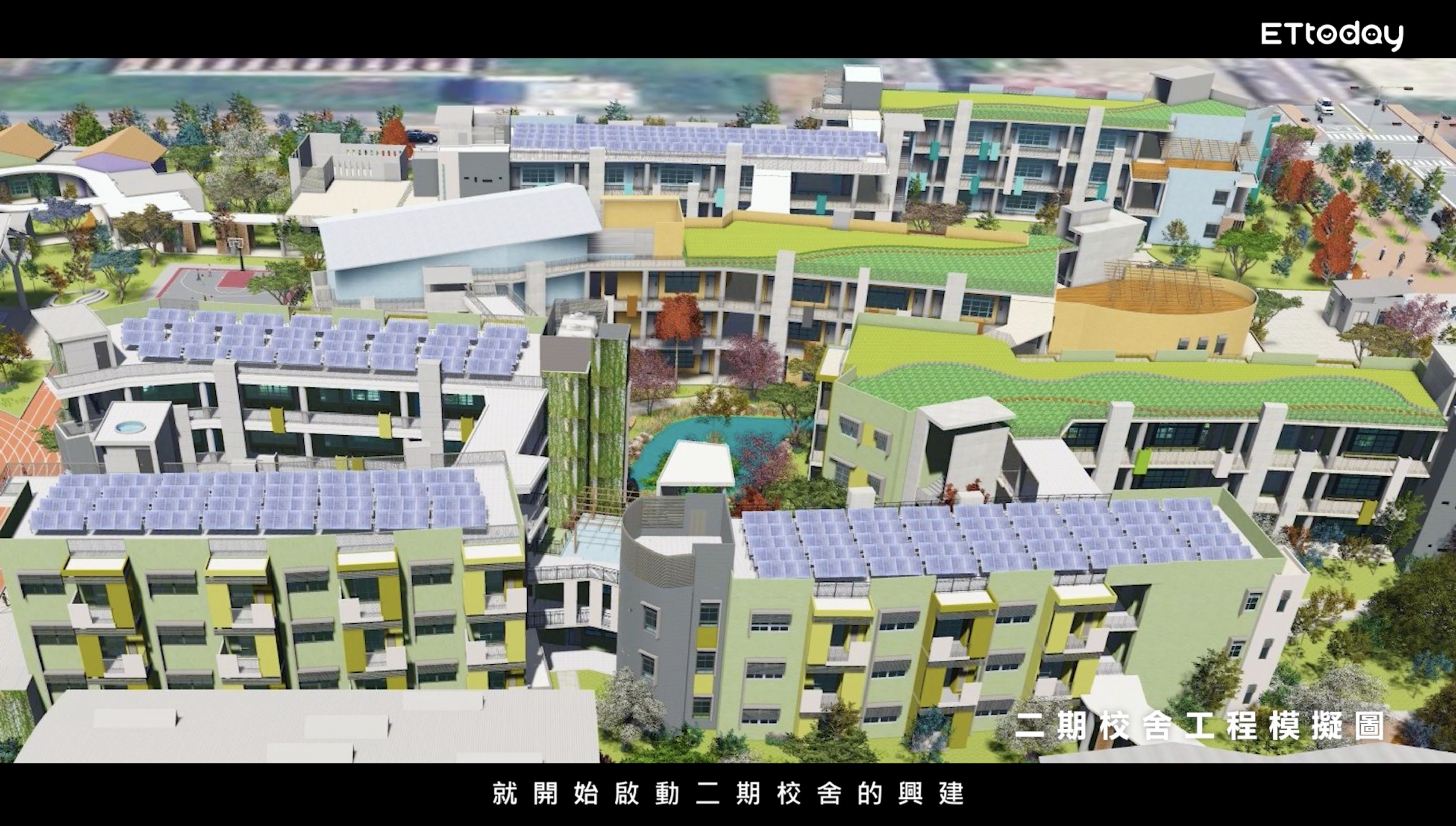 ▲▼台南,九份子重劃區,綠能,生態,教育,交通。(圖/翻攝自影片)