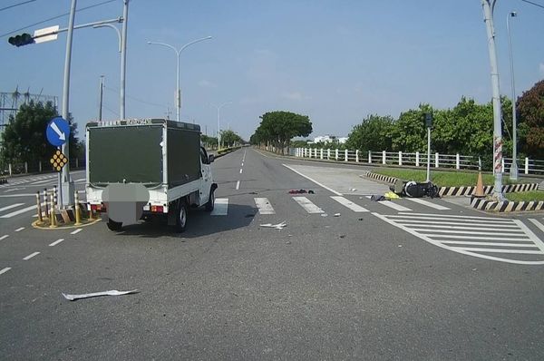 ▲▼雲林莿桐鄉台一線南下方向與中山路口 。(圖/民眾提供)