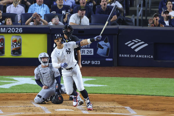 ▲賈吉雙響砲助洋基取勝 追平迪馬喬並列隊史第4:和傳奇同列很酷。(圖/達志影像/美聯社)