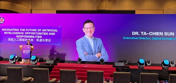 ▲2025東盟AI高峰會聚焦未來機遇與挑戰,孫大千受邀主講籲兼顧倫理發展。(圖/記者陳弘修翻攝)