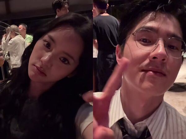 ▲▼歐陽娜娜鏡頭一移出現劉昊然,掀起陸網熱烈迴響。(圖/翻攝自微博)