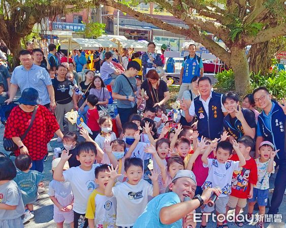 ▲基隆十全公園親子園遊會。(圖/記者郭世賢翻攝)
