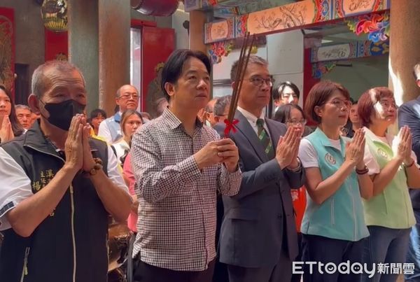 ▲▼總統賴清德14日赴彰化溪湖福安宮參香。(圖/記者陶本和攝)