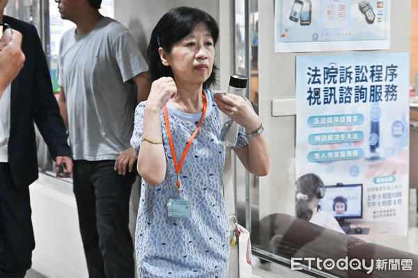 ▲▼北院今(15)日重開柯文哲羈押庭,陳佩琪到庭旁聽。(圖/記者李毓康攝)