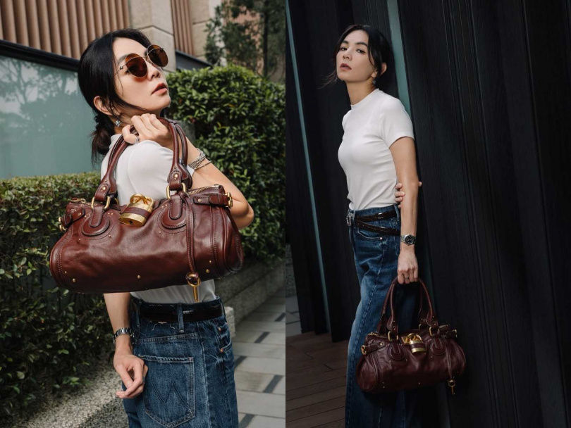 孫芸芸拎的鎖頭包竟然20年前就紅過?賈靜雯、楊謹華都在曬這顆包,1萬多收、根本小資標配