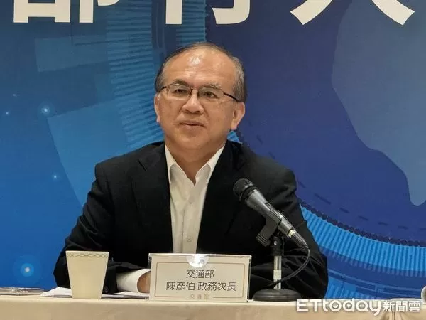 ▲▼交通部道安記者會,交通部政務次長陳彥伯。(圖/記者李姿慧攝)