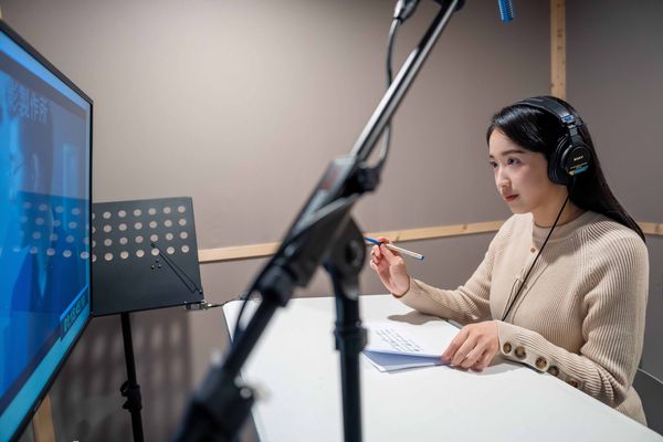 ▲▼葉佳蓉表示她從小就很嚮往配音員工作。(圖/TVBS提供)