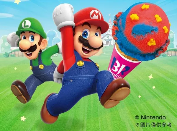 ▲31冰淇淋x超級瑪利歐聯名活動明登場。(圖/取自31冰淇淋臉書)