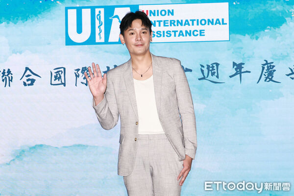▲▼盧學叡出席UIA聯合國際救援「十年磨一劍 鵬程萬里行」記者會。(圖/記者黃克翔攝)