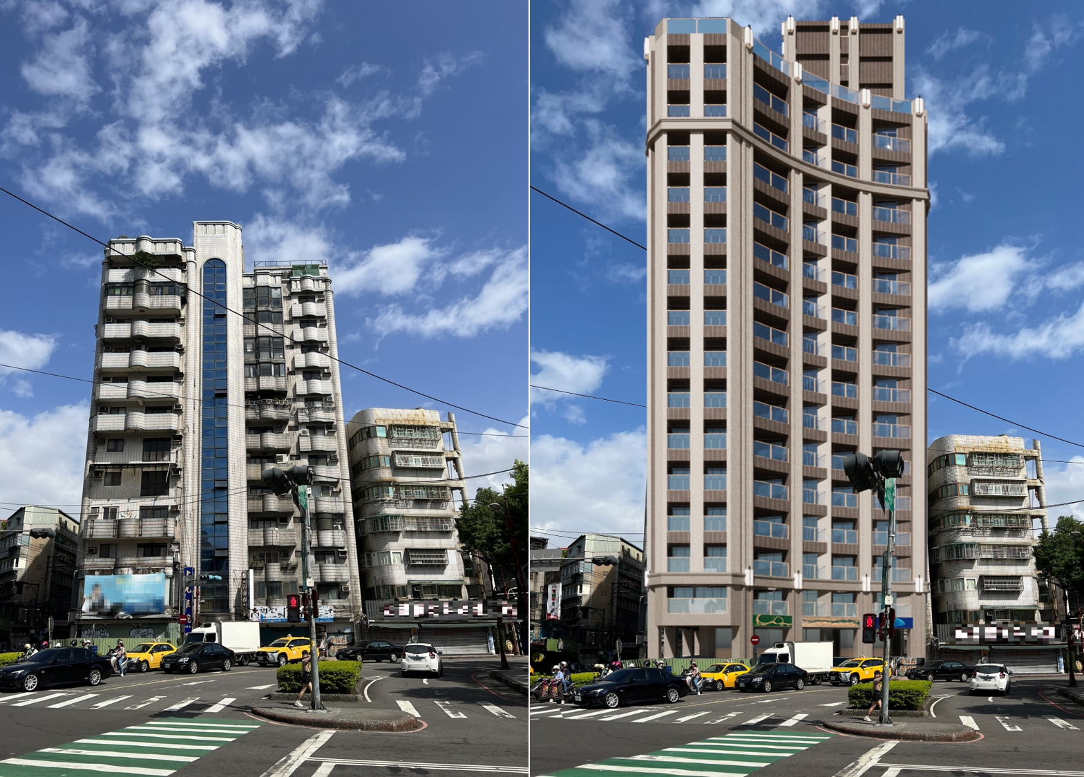 ▲▼板橋林園天廈海砂屋重建。(圖/新北市城鄉局)