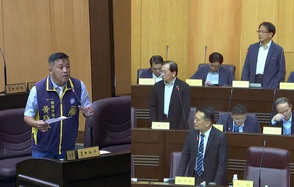 ▲桃園市議員黃敬平要求市府調高敬老愛心卡補助