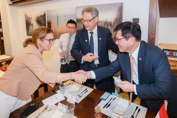 ▲▼外交部長林佳龍歐洲行最後一站來到奧地利首都維也納。(圖/翻攝自Facebook/林佳龍)