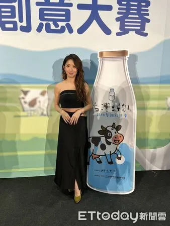 ▲郭書瑤出席台北國際連鎖加盟大展秋季展。(圖/記者黃庠棻攝)