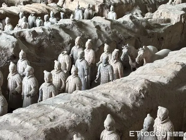 ▲▼秦始皇帝陵用「數位方艙」搶救兵馬俑。(圖/記者陳冠宇攝)