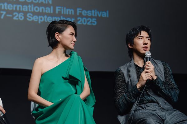 ▲《回魂計》釜山影展首映座無虛席,傅孟柏熱情與觀眾分享拍攝歷程。(圖/Netflix提供)