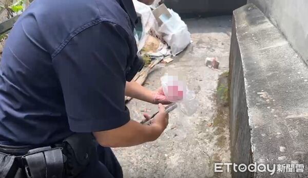 ▲惡犬從家門內衝出攻擊郵差害斷指,動保處事後將該犬隻捕獲收容。(圖/記者郭世賢翻攝)