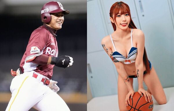 職棒樂天桃猿球星林政華今年因場上表現佳而人氣大增,獲得許多球迷的肯定與關注。(樂天桃猿隊提供)/職籃臺北台新戰神啦啦隊員谷恬欣(甜心),擁有亮麗外形,經常在社群網站曬出辣照。(翻攝自甜心IG)