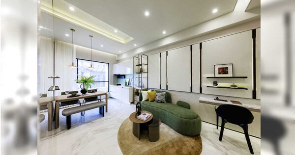 甲山林自建案新北三重「市政帝景」於928檔期推出,與「市政帝寶」接待中心共用,目前已有樣品屋可以參觀。(圖/甲山林提供)