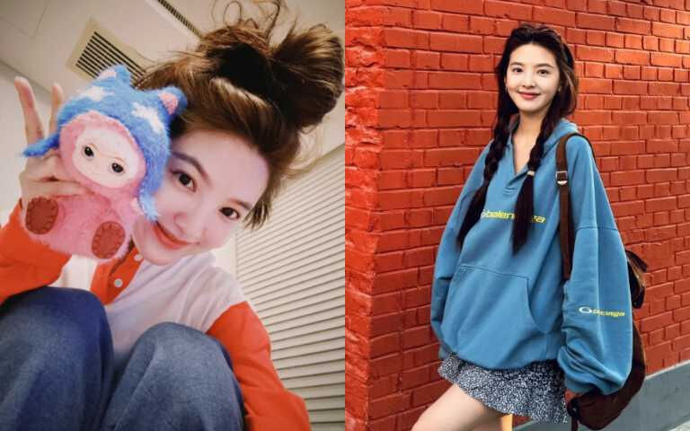 被人間初戀美貌爆擊!《難哄》章若楠「慵懶羊毛捲」造型太可愛,搭配暖調奶咖妝完成秋冬復古甜妹造型