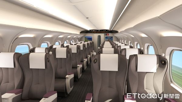 ▲▼高鐵新世代列車N700ST商務車廂亮相。(示意圖/高鐵公司提供)