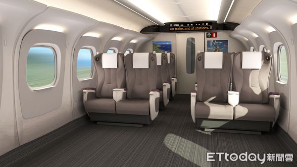 ▲▼高鐵新世代列車N700ST商務車廂亮相。(示意圖/高鐵公司提供)