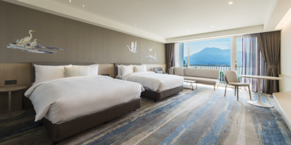 ▲將捷金鬱金香酒店推出「2025跨年三天兩夜住房專案」,將捷金鬱金香酒店賞跨年煙火和淡江大橋。(圖/業者提供)