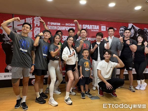 ▲台灣斯巴達障礙跑競賽迎來第10周年,眾星齊聚加持。(圖/記者杜奕君攝)