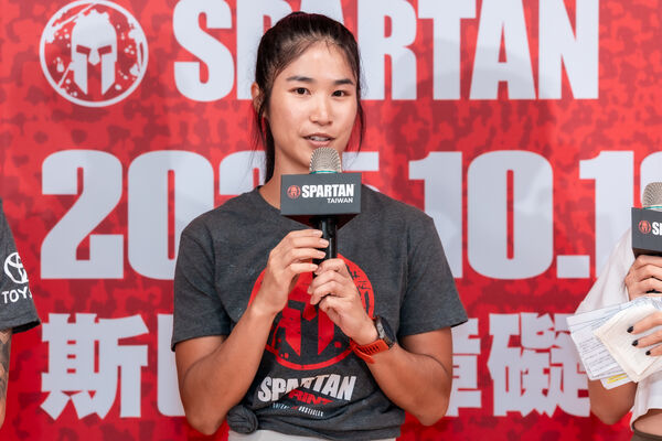 ▲「美女警花」謝伯韶力拚重返頒獎台。(圖/斯巴達障礙跑賽提供)