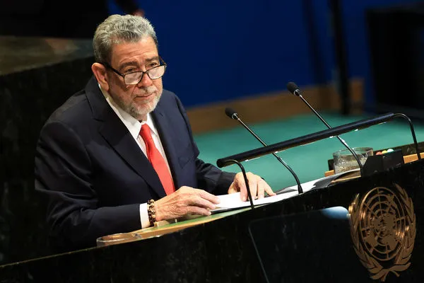 ▲▼聖文森及格瑞那丁總理龔薩福(Ralph Gonsalves)。(圖/路透)